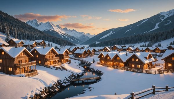 Chalets en bois chaleureux pour des vacances réussies