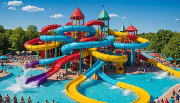 Espaces aquatiques et toboggans pour s amuser