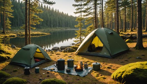 Respect de la nature en camping sauvage